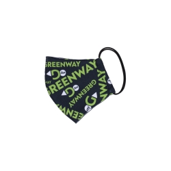 Многоразовая текстильная маска для лица, паттерн &laquo;Greenway&raquo;, размер L